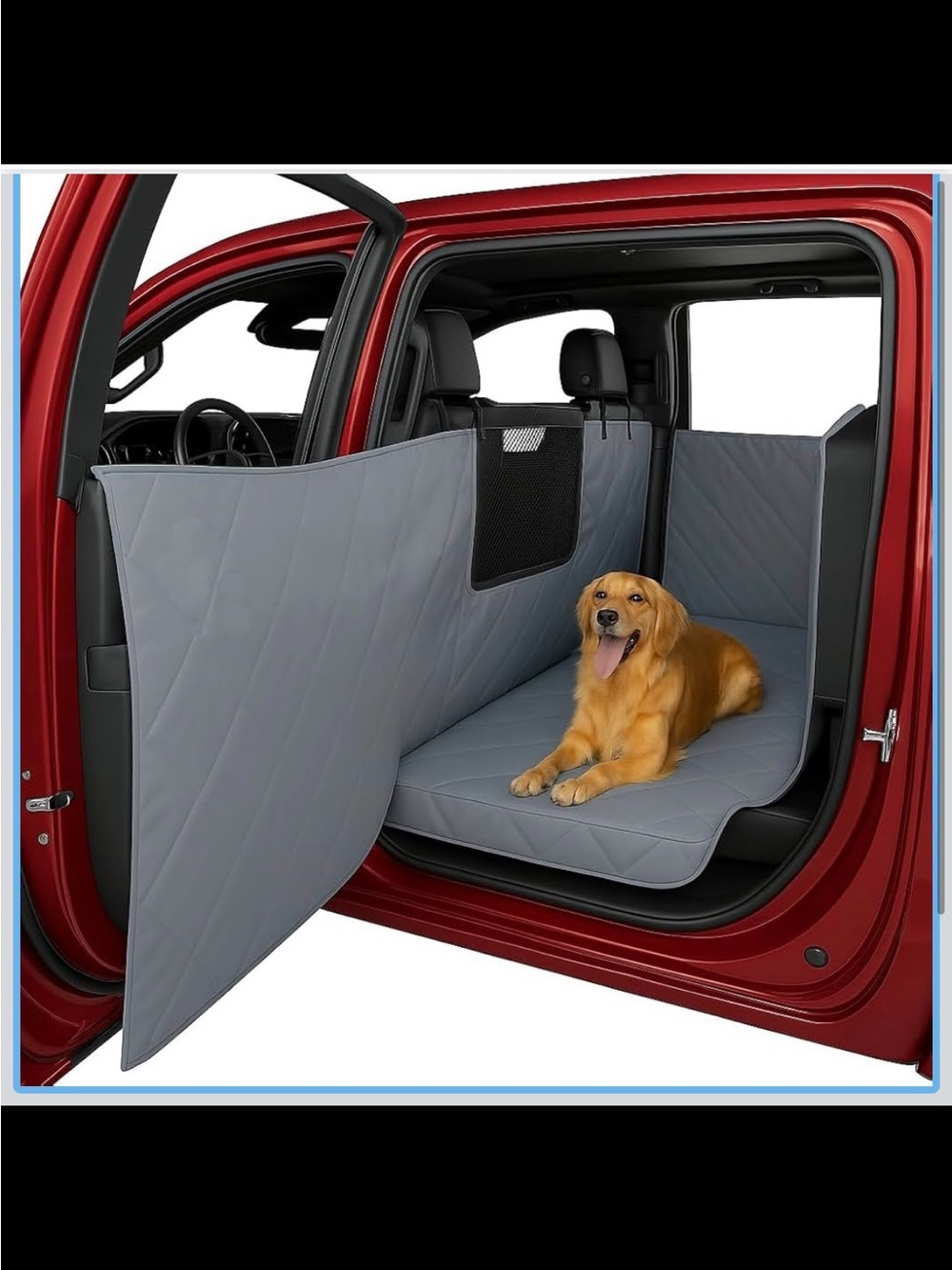 NWOT XL IronPaws Floor Cover for Full Size Crew Cab Trucks with Fold Up Seats